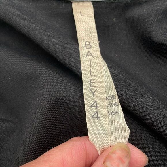 EUC Bailey 44 Nordstrom Tweed Faux Leather Quilted Collar Trim Moto Jacket Size - Picture 10 of 11